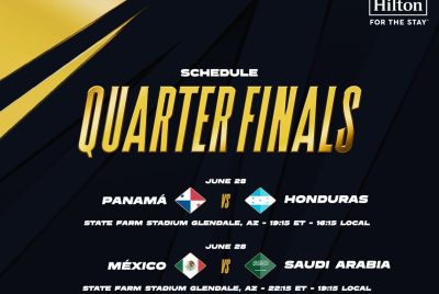 Gold Cup quarter-finals schedule