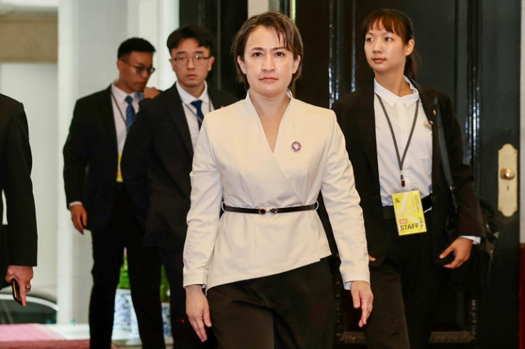 Hsiao Bi-khim was vice president-elect at the time of her visit to the Czech Republic