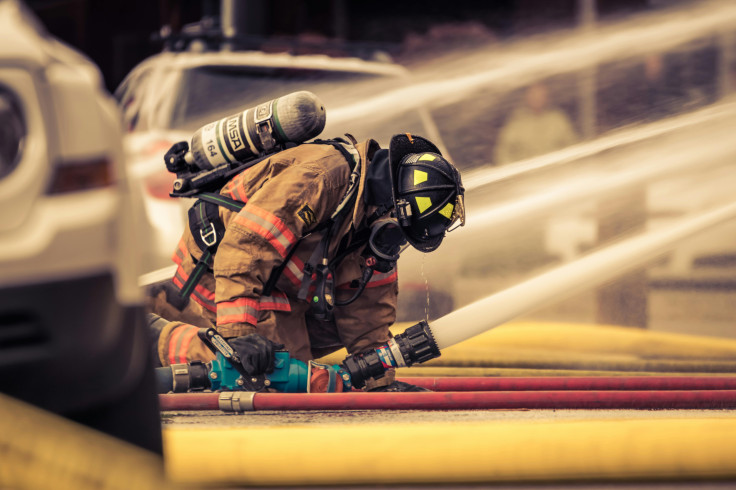 Two firefighters were killed while responding to a brush fire