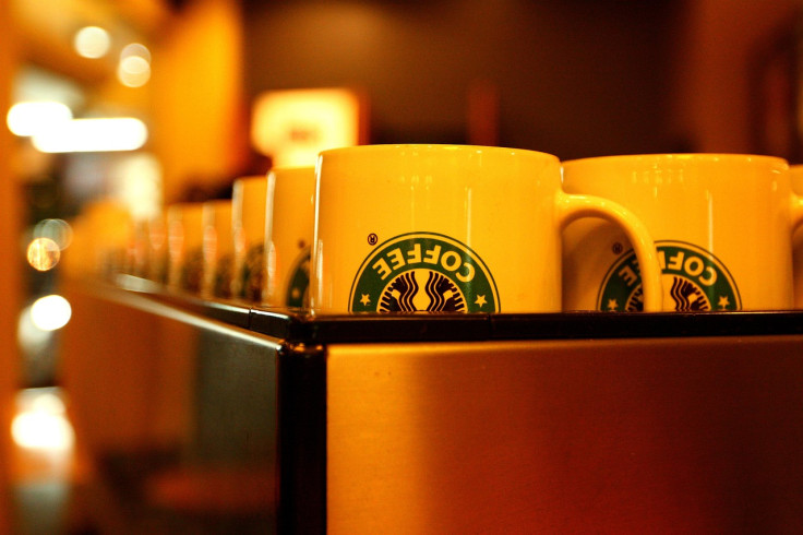 A set of Starbucks cups