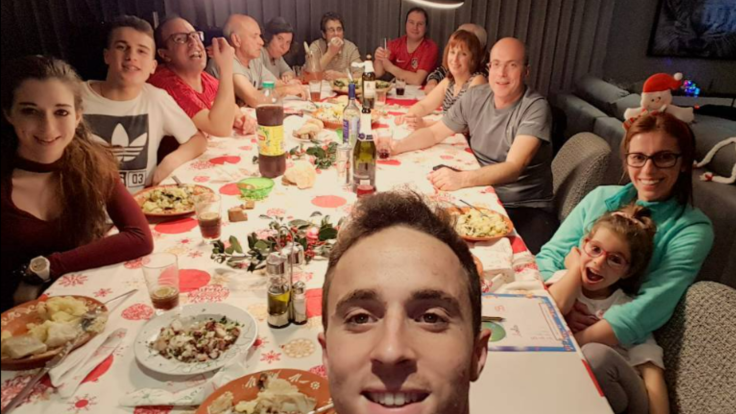 Diogo Jota with his family