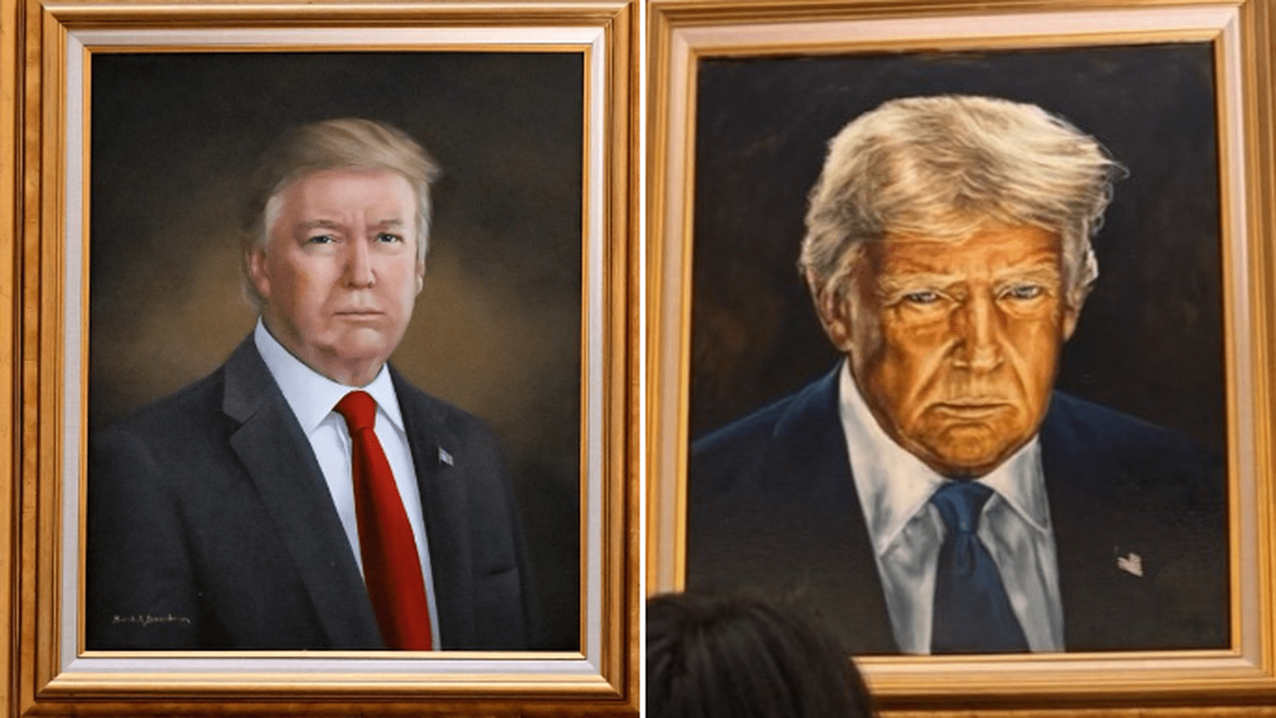 Donald Trump s Portrait In Colorado No Longer Distorted But Netizens 