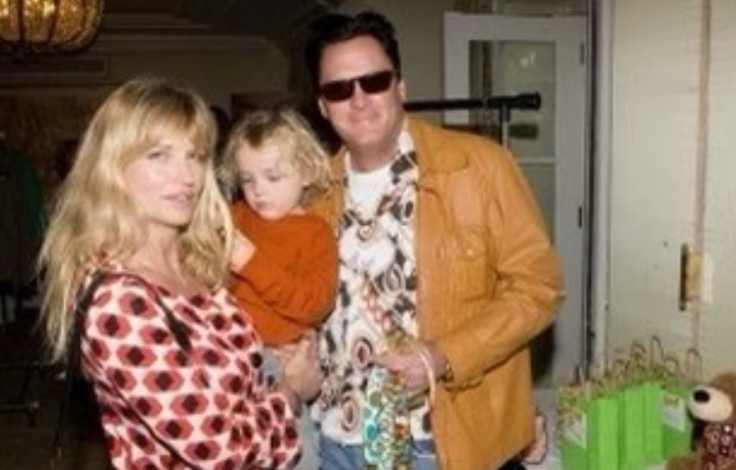 Michael Madsen alongside his son and then-wife Deanna