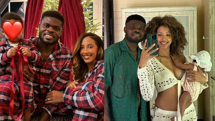 Thomas Partey and Janine Mackson
