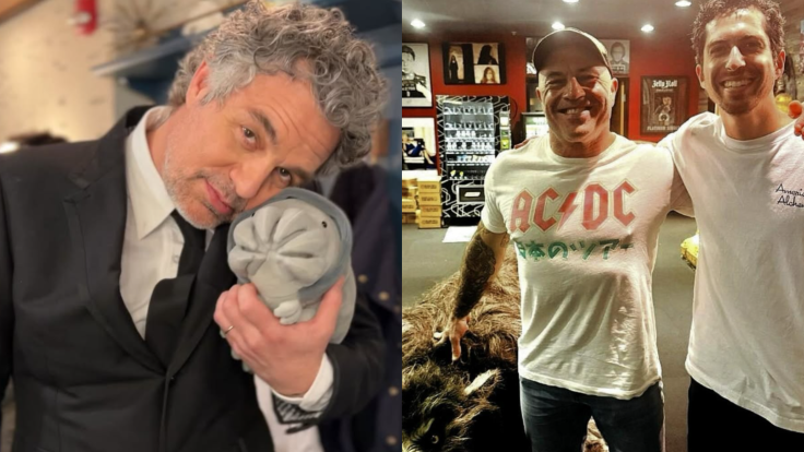 Joe Rogan and Mark Ruffalo