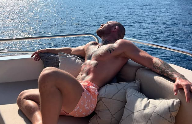 Conor McGregor on a yacht