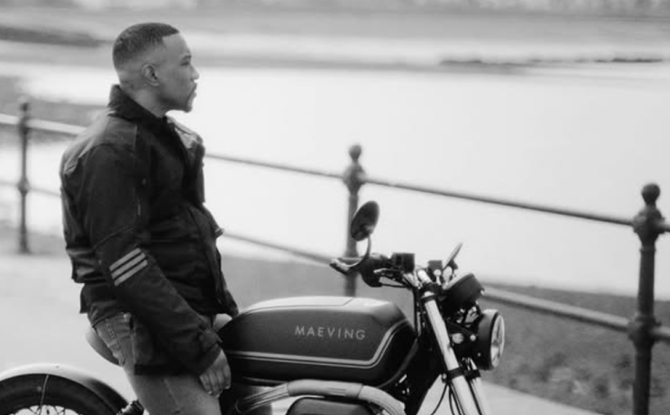 Ashley Walters on his motor bike