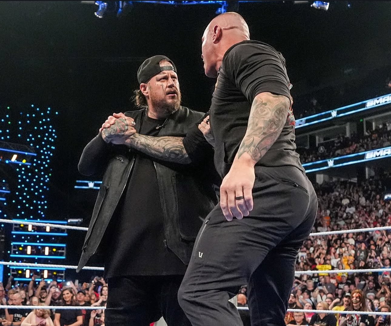 Jelly Roll Takes the WWE to 'Jimmy Kimmel Live!' as He Chokeslams Logan Paul