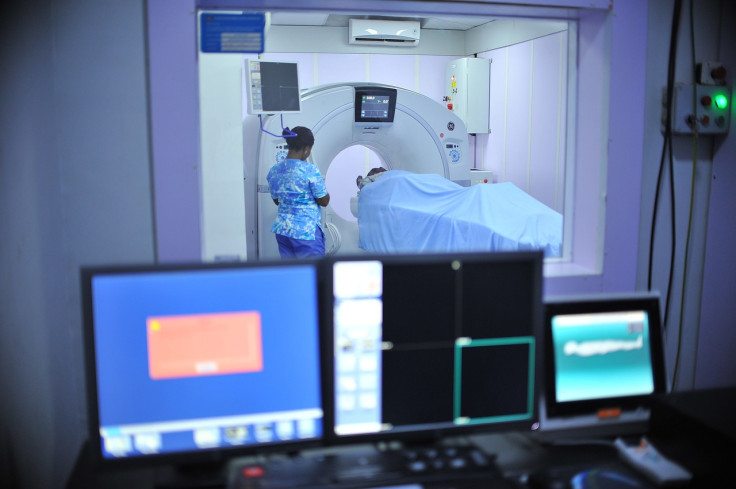 Patient during an MRI Procedure