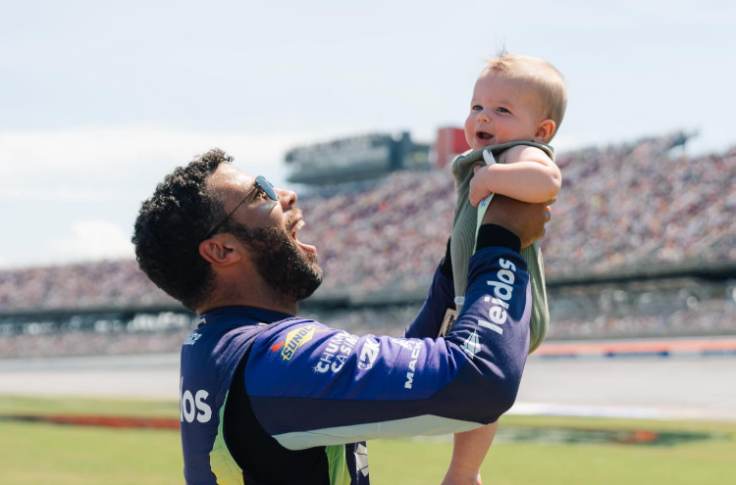 Bubba Wallace and His Son