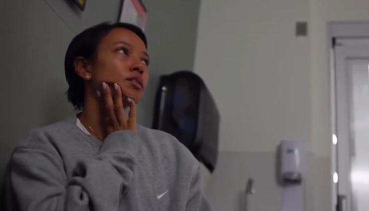 Karrueche Tran breaks down at the hospital