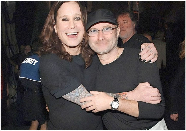 Phil Collins and Ozzy Osbourne