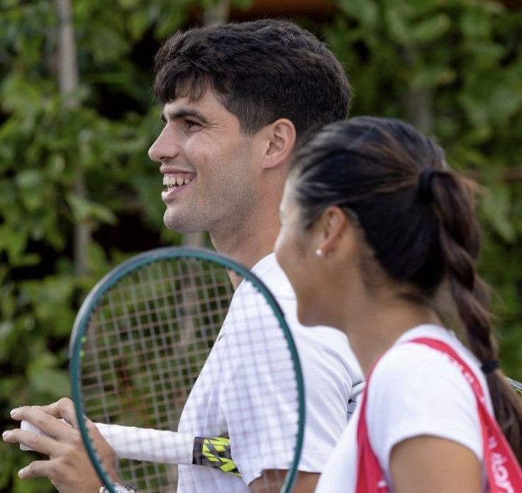 Emma Raducanu and Carlos Alcaraz