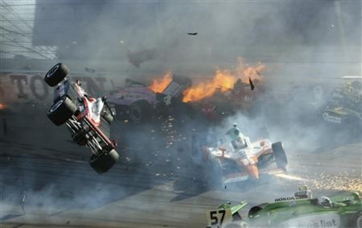 Dan Wheldon's Crash