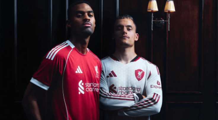 Liverpool's 2025-26 Adidas Kits