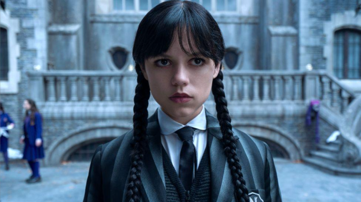 Jenna Ortega in Netflix's Wednesday.