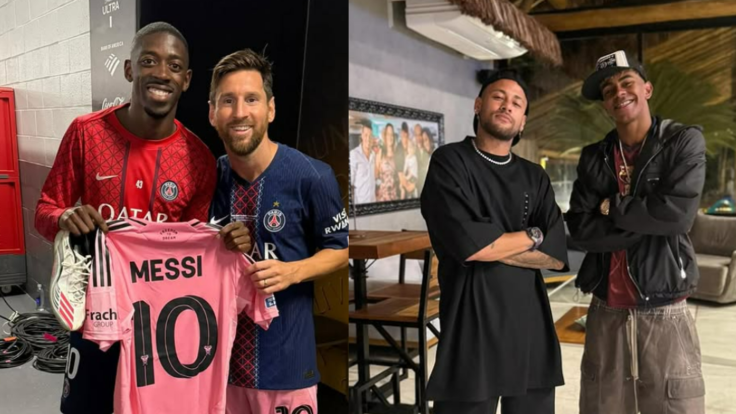 Dembele With Messi and Yamal With Neymar