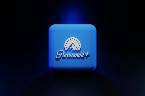 A blue container with a logo
