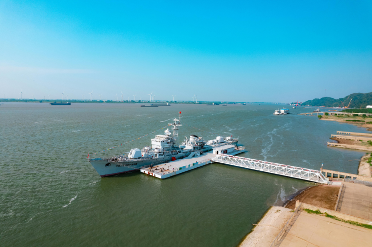 Chinese navy and coast guard ships collide