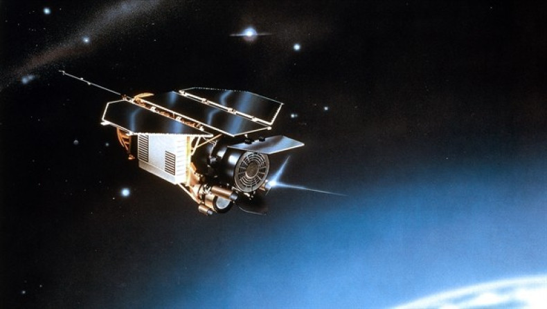 ROSAT satellite re-entry