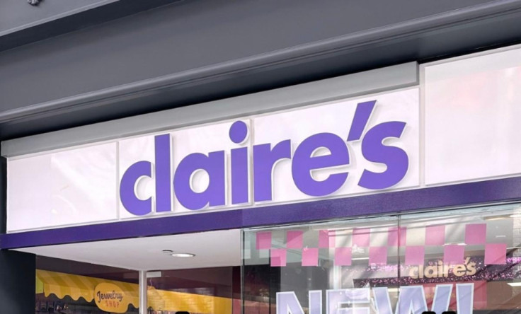 Claire's Accessories store sign