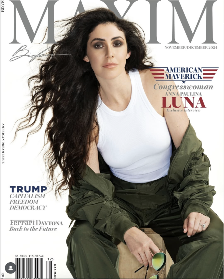 Anna Paulina Luna Graces Maxim Cover