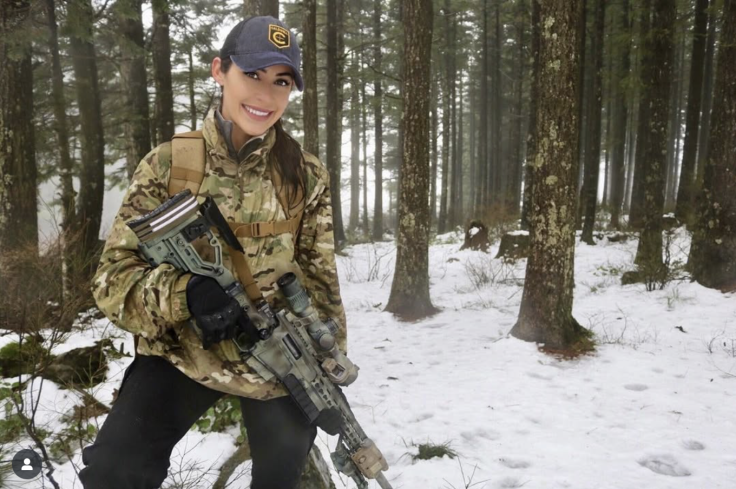Anna Paulina Luna In Military Gear