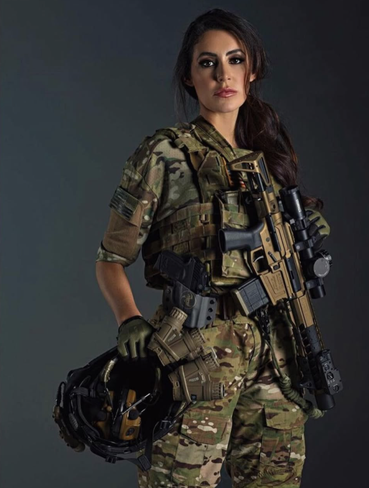 Anna Luna Channels Military Chic