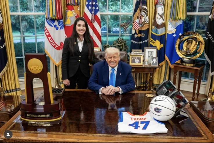 Anna Paulina Luna Meets Trump in Oval Office