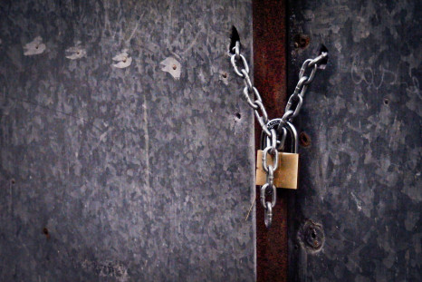 Brown padlock