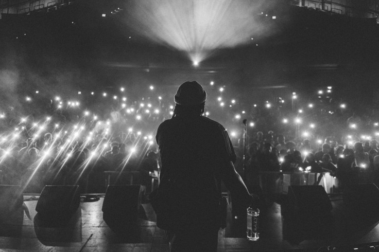 Photo of a man on stage