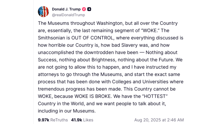 Donald Trump's Post On Truth Social