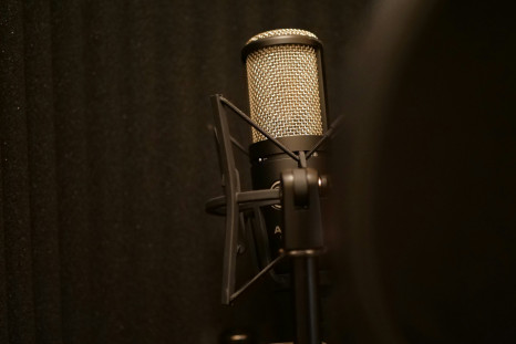 Black and silver microphone