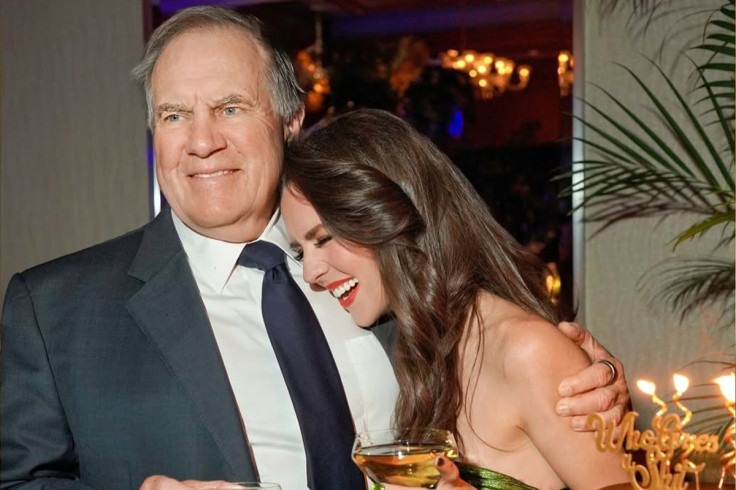 Jordon Hudson And Bill Belichick