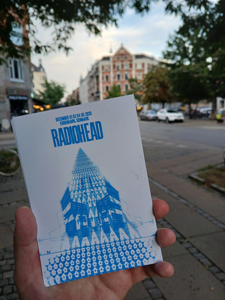 Radiohead Flyer in Denmark