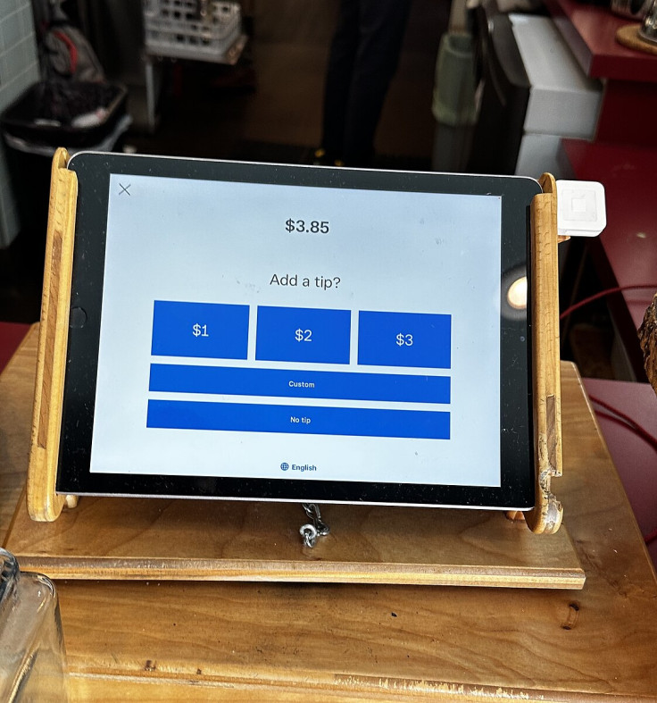 'Add a Tip' Screen