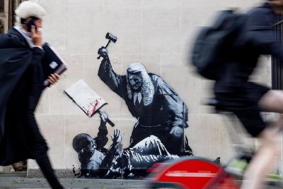 Banksy's new mural in London