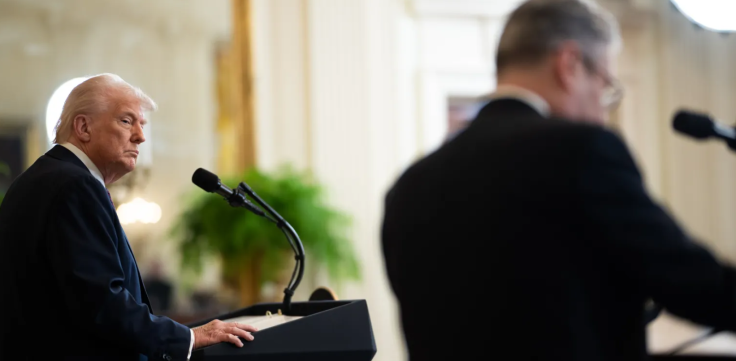 US President Donald Trump and UK Prime Minister Keir Starmer.