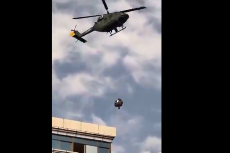 Shocking Nepal Video: Ministers Dangle from Chopper Rope Fleeing Gen