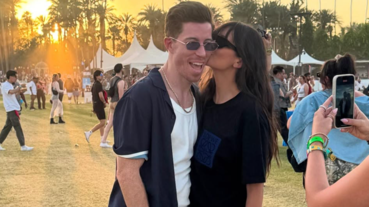Nina Dobrev and Shaun White at Coachella
