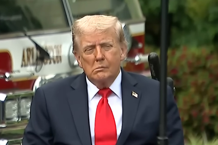 donald trump droopy face
