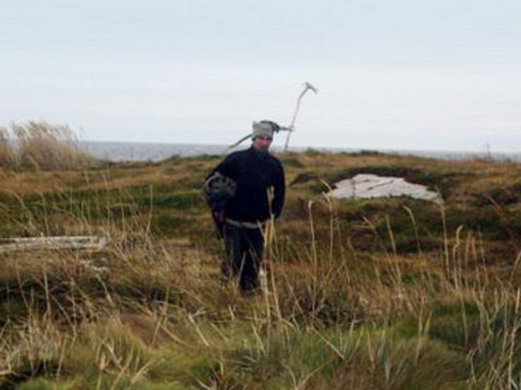 Sailor saved after 17 days on a desert island. Image from mchs.gov.ru website. Sailor saved after 17 days on a desert island. Image from mchs.gov.ru website.