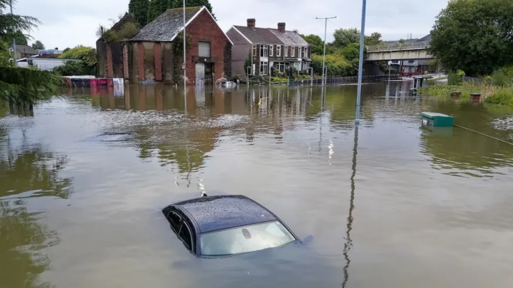 Flooding at Swansea UK