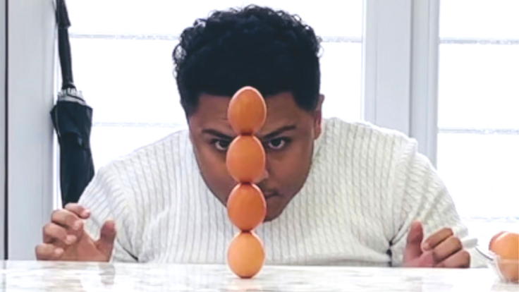 What is the Guinness World Record for Stacking Eggs?