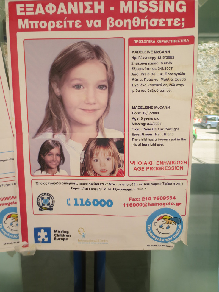 Missing Poster for Madeleine McCann