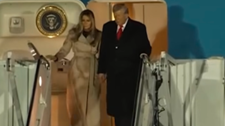 President Donald Trump in UK