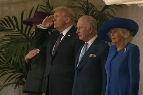 donald trump king charles windsor castle ceremony