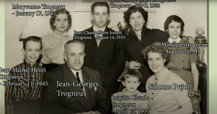 A picture of Brigitte Macron's family.