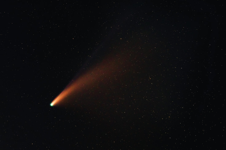 Meteor in space