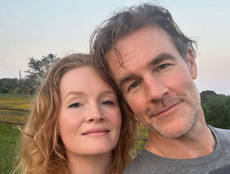 Actor James Van Der Beek and Wife Kimberly